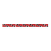 Vlag Trinidad en Tobago Satijnen Lint (Voorkant)