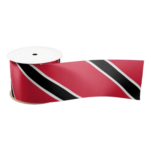 Vlag Trinidad en Tobago Satijnen Lint (Spoel)