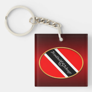 Vlag Trinidad en Tobago Sleutelhanger