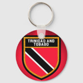 Vlag Trinidad en Tobago Sleutelhanger (Voorkant)