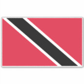 Vlag Trinidad en Tobago Sticker (Voorkant)