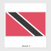 Vlag Trinidad en Tobago Sticker (Vel)