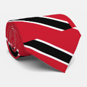 Vlag Trinidad en Tobago Stropdas (Opgerold)