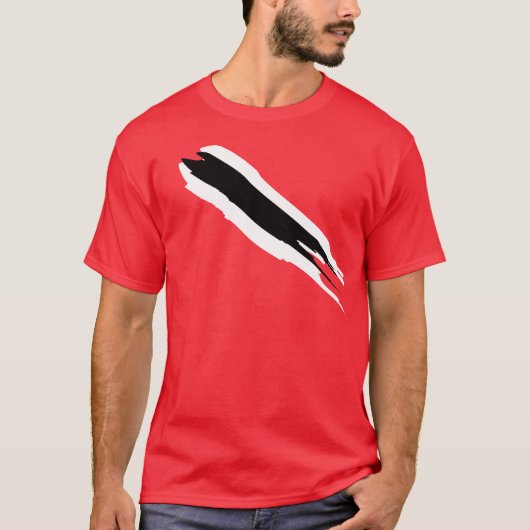 Vlag Trinidad en Tobago T-shirt (Voorkant)