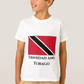 Vlag Trinidad en Tobago T-shirt (Voorkant)