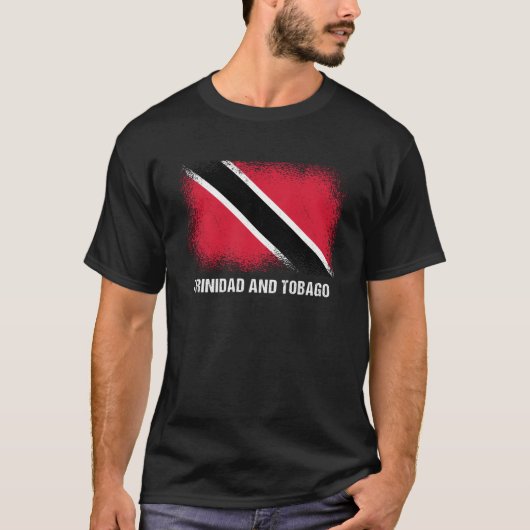 Vlag Trinidad en Tobago T-shirt (Voorkant)