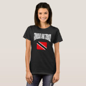 Vlag Trinidad en Tobago T-shirt (Voorkant volledig)