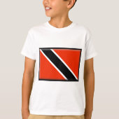 Vlag Trinidad en Tobago T-shirt (Voorkant)