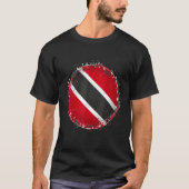 Vlag Trinidad en Tobago T-shirt (Voorkant)
