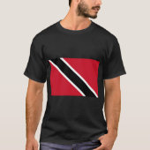 Vlag Trinidad en Tobago T-shirt (Voorkant)
