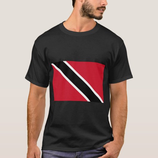 Vlag Trinidad en Tobago T-shirt (Voorkant)