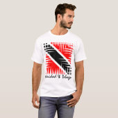 Vlag Trinidad en Tobago T-shirt (Voorkant volledig)