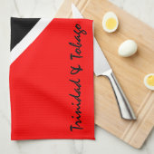 Vlag Trinidad en Tobago Theedoek (Quarter Fold)