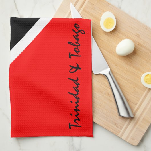 Vlag Trinidad en Tobago Theedoek (Quarter Fold)