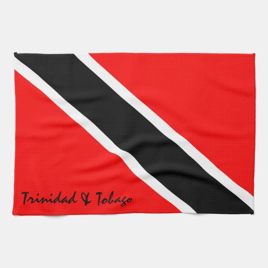 Vlag Trinidad en Tobago Theedoek (Horizontaal)