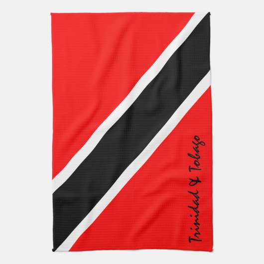 Vlag Trinidad en Tobago Theedoek (Verticaal)