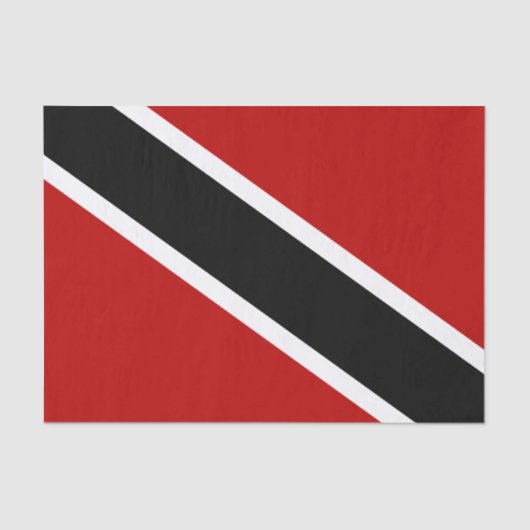 Vlag Trinidad en Tobago Tissuepapier (Voorkant)