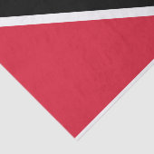 Vlag Trinidad en Tobago Tissuepapier (Detail)