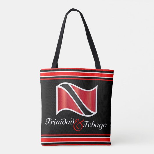 Vlag Trinidad en Tobago Tote Bag (Achterkant)