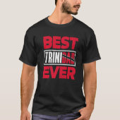Vlag Trinidad en Tobago Trinidadian Best Trinidad T-shirt (Voorkant)