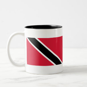 Vlag Trinidad en Tobago Tweekleurige Koffiemok