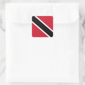 Vlag Trinidad en Tobago Vierkante Sticker (Tas)