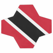 vlag trinidad en tobago voetbal (Enkel)