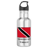 Vlag Trinidad en Tobago Waterfles (Voorkant)