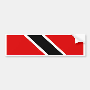 Vlag Trinidad Tobago Bumpersticker