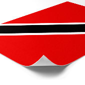Vlag Trinidad Tobago Poster (Hoek)