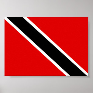 Vlag Trinidad Tobago Poster