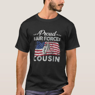 Vlag Trots Luchtmacht Neef USAF Afstuderen Familie T-shirt
