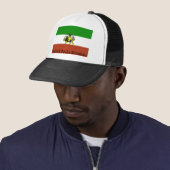 Vlag, trots om Iraans te zijn Trucker Pet (In situ)