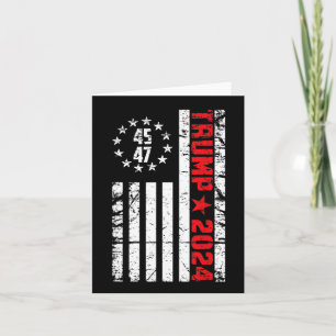 Vlag Trump 2024 - 45 47 Trump Betsy Ross Vlag Kaart