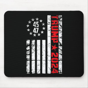 Vlag Trump 2024 - 45 47 Trump Betsy Ross Vlag Muismat