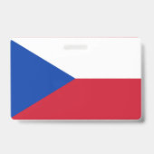 vlag Tsjechië Badge (Achterkant)