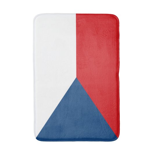vlag Tsjechië Badmat (Voorkant Verticaal)