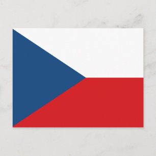 vlag Tsjechië Briefkaart