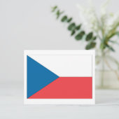 vlag Tsjechië Briefkaart (Staand voorkant)