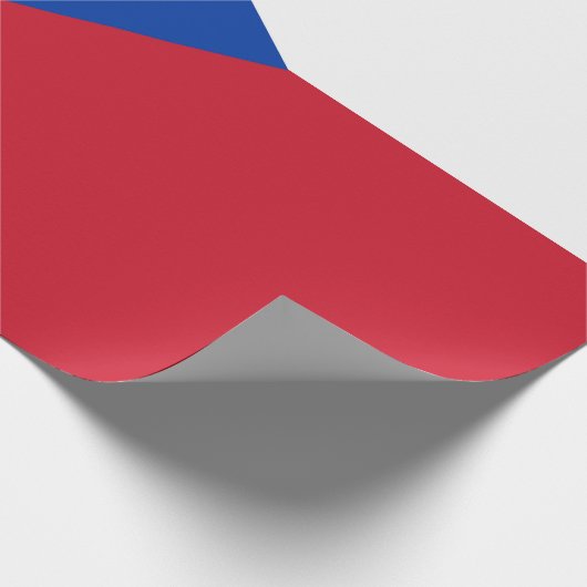 vlag Tsjechië Cadeaupapier (Hoek)