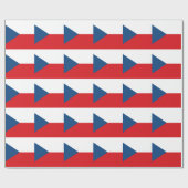 vlag Tsjechië Cadeaupapier (Vlak)
