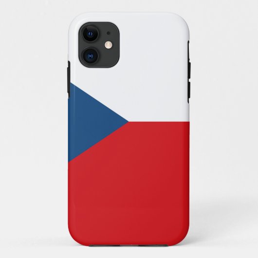 vlag Tsjechië Case-Mate iPhone Case (Achterkant)