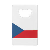 vlag Tsjechië Creditkaart Flessenopener (Achterkant)