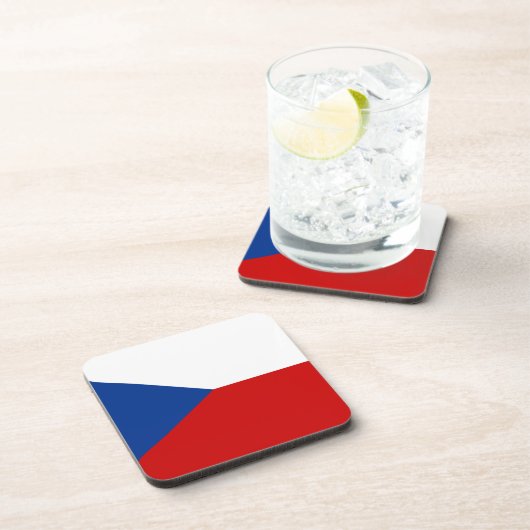 vlag Tsjechië Drankjes Onderzetter (Rechterzijde)