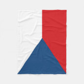 vlag Tsjechië Fleece Deken (Voorkant)