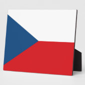 vlag Tsjechië Fotoplaat (Zijkant)