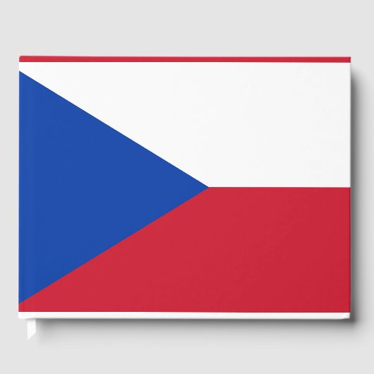 vlag Tsjechië Gastenboek (Voorkant)
