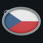 vlag Tsjechië Gesp<br><div class="desc">De nationale vlag van Tsjechië.</div>
