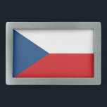 vlag Tsjechië Gesp<br><div class="desc">De nationale vlag van Tsjechië.</div>
