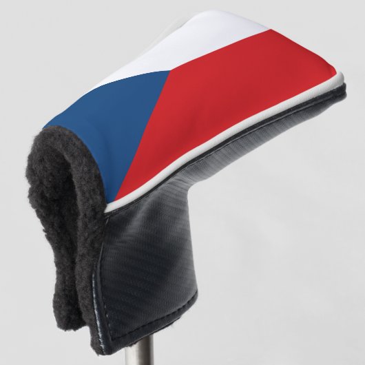 vlag Tsjechië Golfheadcover (3/4 voorkant)